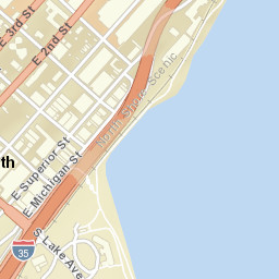 101-129 E Superior St, Duluth, MN 55802 Street Map