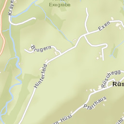 Rüschegg Street Map