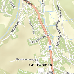 Churwalden Street Map