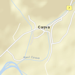 Cașva Street Map
