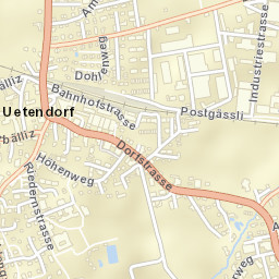 Uetendorf Street Map