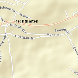 Rechthalten Street Map