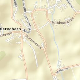 Thierachern Street Map