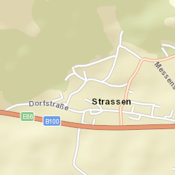 Strassen Street Map