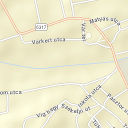 Simontornya Street Map