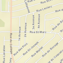 Pont-Rouge Street Map