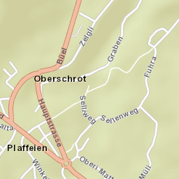 Plaffeien Street Map