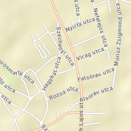 Bölcske Street Map