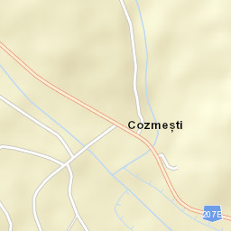 Cozmești Street Map