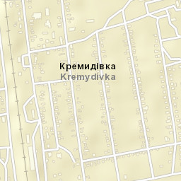 Kremidivka Street Map