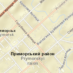 Prymors’k Street Map