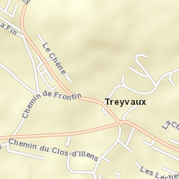 Treyvaux Street Map