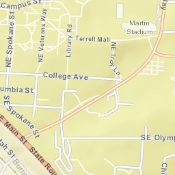800 NE Campus St, Pullman, WA 99163, USA Street Map