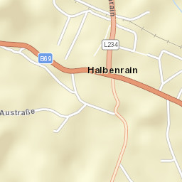 Halbenrain Street Map