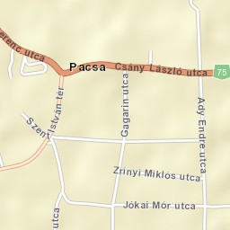 Pacsa Street Map
