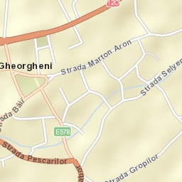 Gheorgheni Street Map