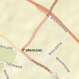 Paternion Street Map