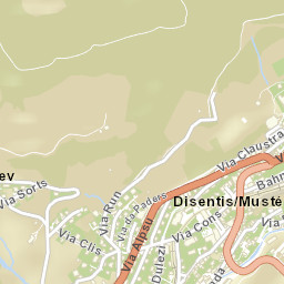 Disentis Street Map