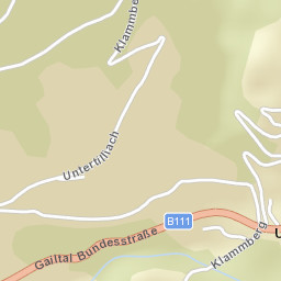 Untertilliach Street Map