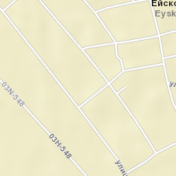 Yeyskoye Ukrepleniye Street Map