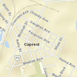 Capreol Street Map