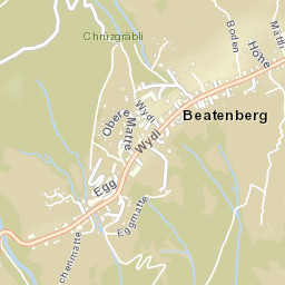 Beatenberg Street Map