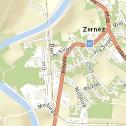 Zernez Street Map