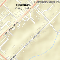 Yakymivka Street Map