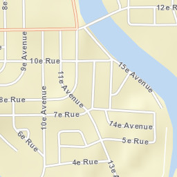 Ferme-Neuve Street Map