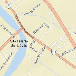 Saint-Henri Street Map