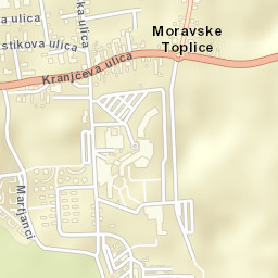 Moravske Toplice Street Map