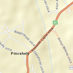 Pincehely Street Map