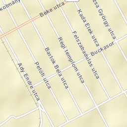 Bugac Street Map