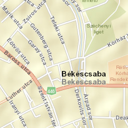 Békéscsaba Street Map