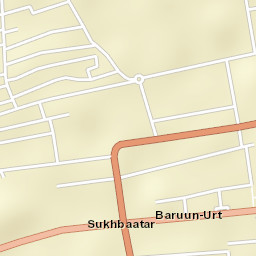 Baruun-Urt Street Map