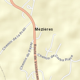 Mézières Street Map