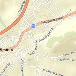 Wimmis Street Map