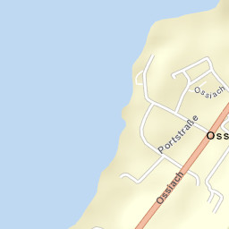 Ossiach Street Map