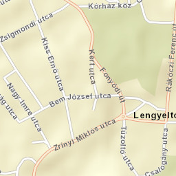 Lengyeltóti Street Map
