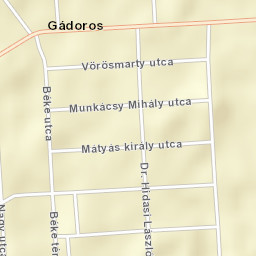 Gádoros Street Map
