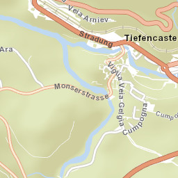 Tiefencastel Street Map