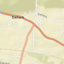 Dellach Street Map