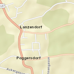 Poggersdorf Street Map