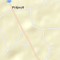 Prăjești Street Map