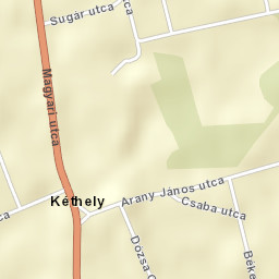 Kéthely Street Map