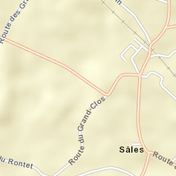 Sâles Street Map