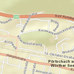Pörtschach am Wörthersee Street Map
