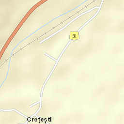 Comuna Creţeşti Street Map