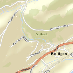 Boltigen Street Map