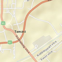Tamási Street Map